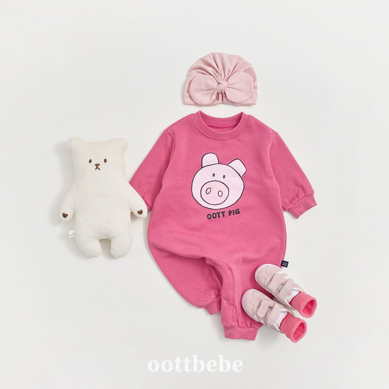 Oott Bebe - Korean Baby Fashion - #babyboutiqueclothing - Friends Full Bodysuit - 2