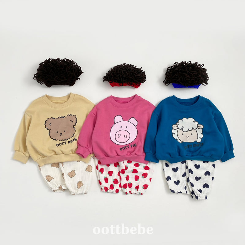 Oott Bebe - Korean Baby Fashion - #babyboutiqueclothing - Friends Sweatshirt