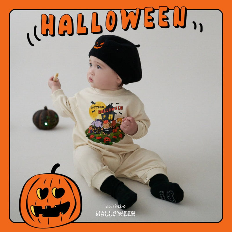 Oott Bebe - Korean Baby Fashion - #babyclothing - Pumpkin Bodysuit - 7