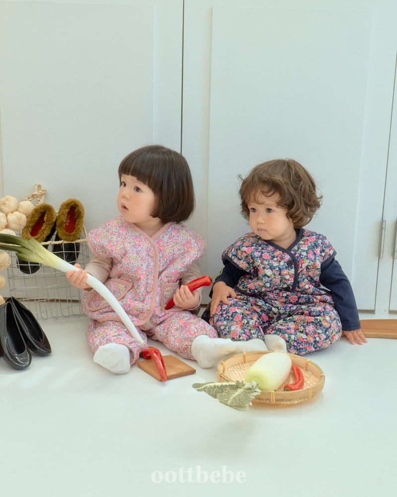 Oott Bebe - Korean Baby Fashion - #babyfashion - Kimchi-Making Top Bottom Set - 7