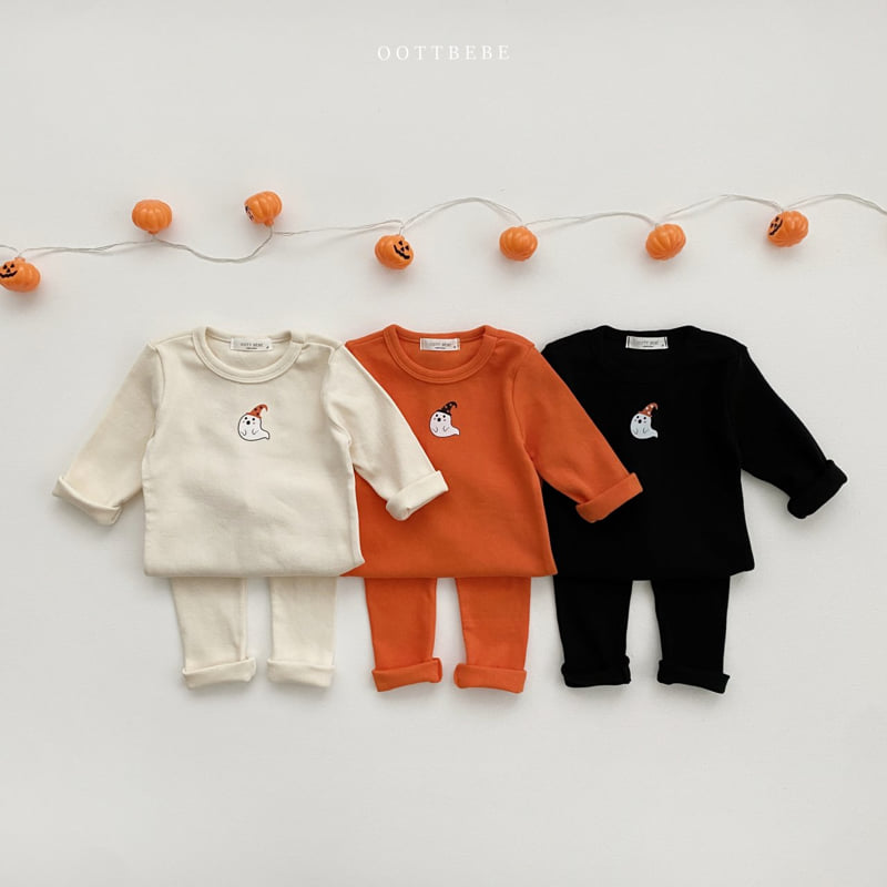 Oott Bebe - Korean Baby Fashion - #babygirlfashion - Ghost Easywear Set - 11