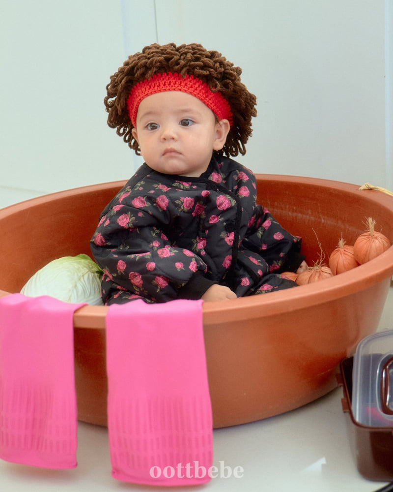 Oott Bebe - Korean Baby Fashion - #babygirlfashion - Kimchi-Making Top Bottom Set - 9