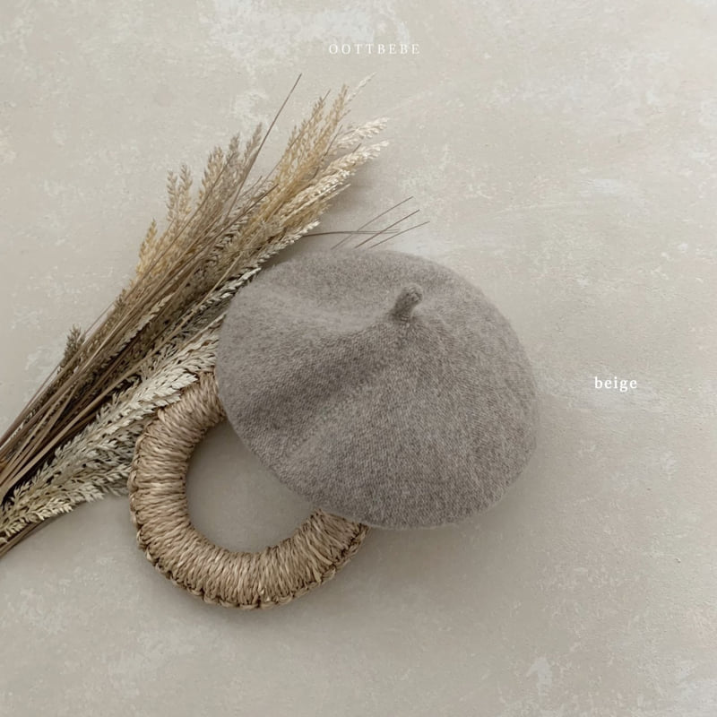Oott Bebe - Korean Baby Fashion - #babyoninstagram - Warm Beret (Natural) - 5