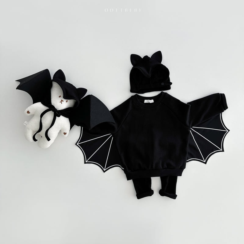 Oott Bebe - Korean Baby Fashion - #babyoninstagram - Bat Sweatshirt - 6