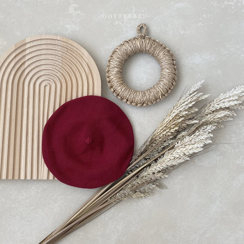 Oott Bebe - Korean Baby Fashion - #babyootd - Toned Beret - 8