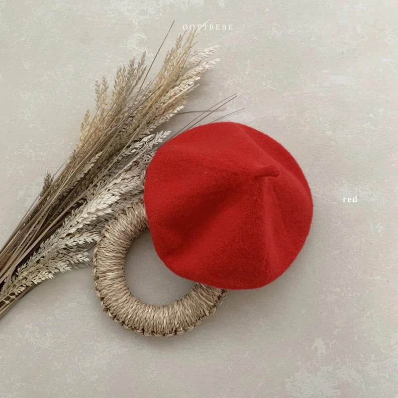 Oott Bebe - Korean Baby Fashion - #babyootd - Warm Beret (Color) - 5