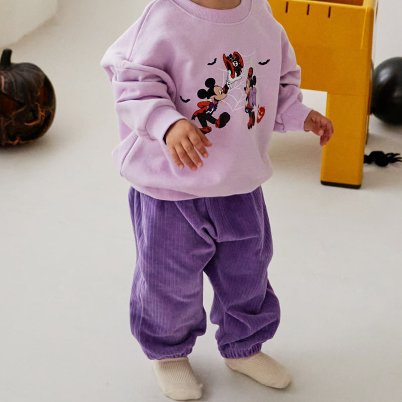 Oott Bebe - Korean Baby Fashion - #babyootd - Halloween Velvet Pants - 6