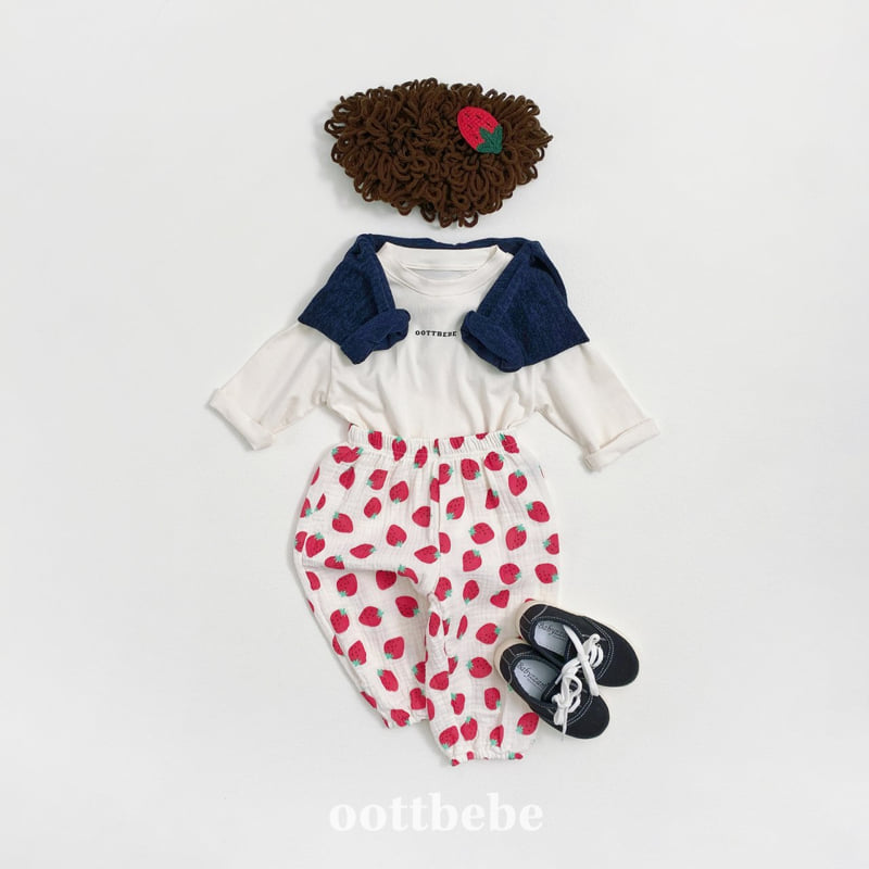 Oott Bebe - Korean Baby Fashion - #babyootd - Vegetable Pants - 6