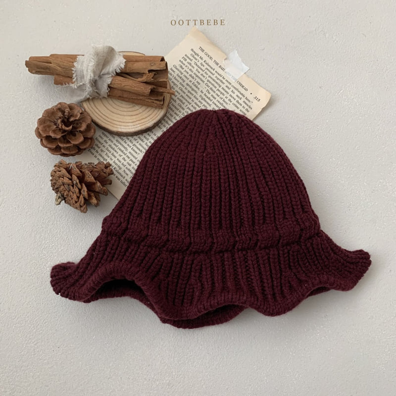 Oott Bebe - Korean Baby Fashion - #babyoutfit - Knit Bucket Hat - 5