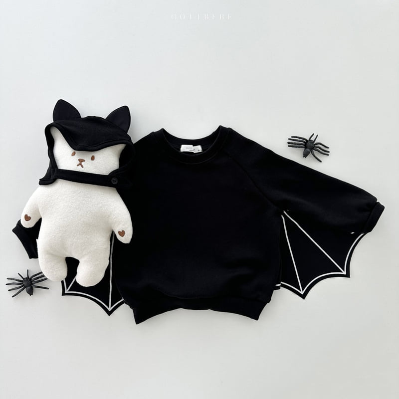 Oott Bebe - Korean Baby Fashion - #babyoutfit - Bat Sweatshirt - 8