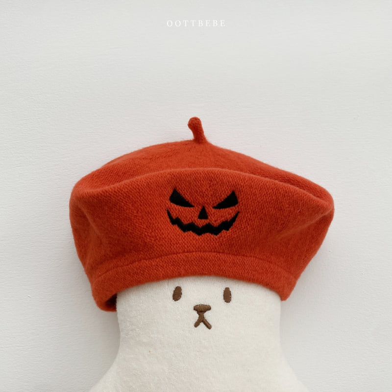 Oott Bebe - Korean Baby Fashion - #babyoutfit - Ghost Knit Beret - 3