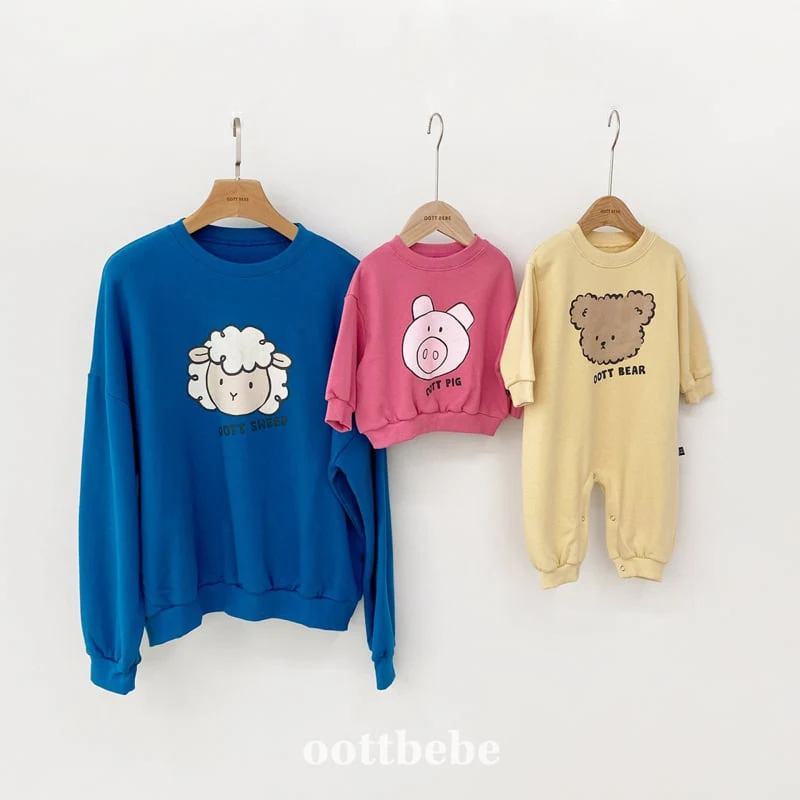 Oott Bebe - Korean Baby Fashion - #babyoutfit - Friends Sweatshirt - 10