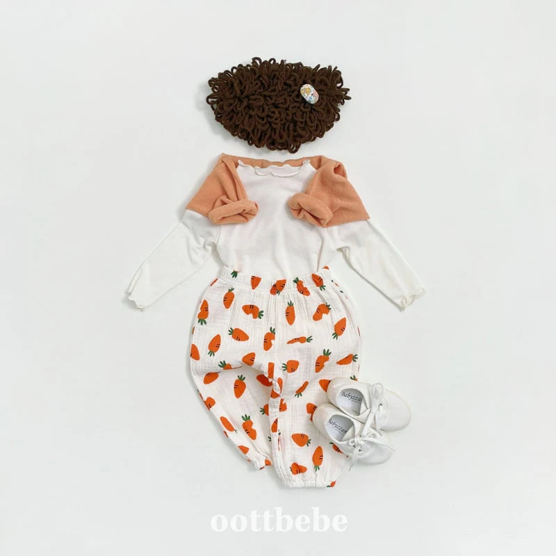 Oott Bebe - Korean Baby Fashion - #babyoutfit - Vegetable Pants - 8