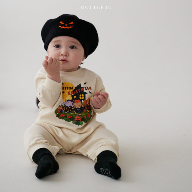 Oott Bebe - Korean Baby Fashion - #babywear - Pumpkin Bodysuit