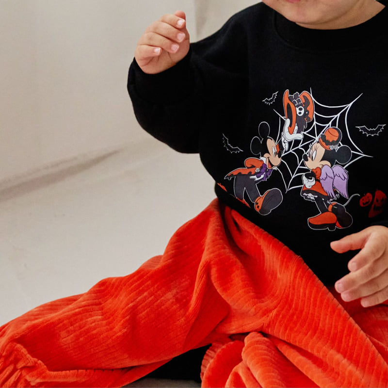 Oott Bebe - Korean Baby Fashion - #babywear - Halloween Velvet Pants - 9