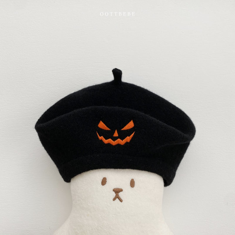Oott Bebe - Korean Baby Fashion - #babyoutfit - Ghost Knit Beret - 4