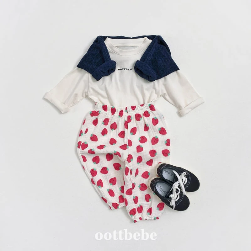 Oott Bebe - Korean Baby Fashion - #onlinebabyboutique - Vegetable Pants - 10