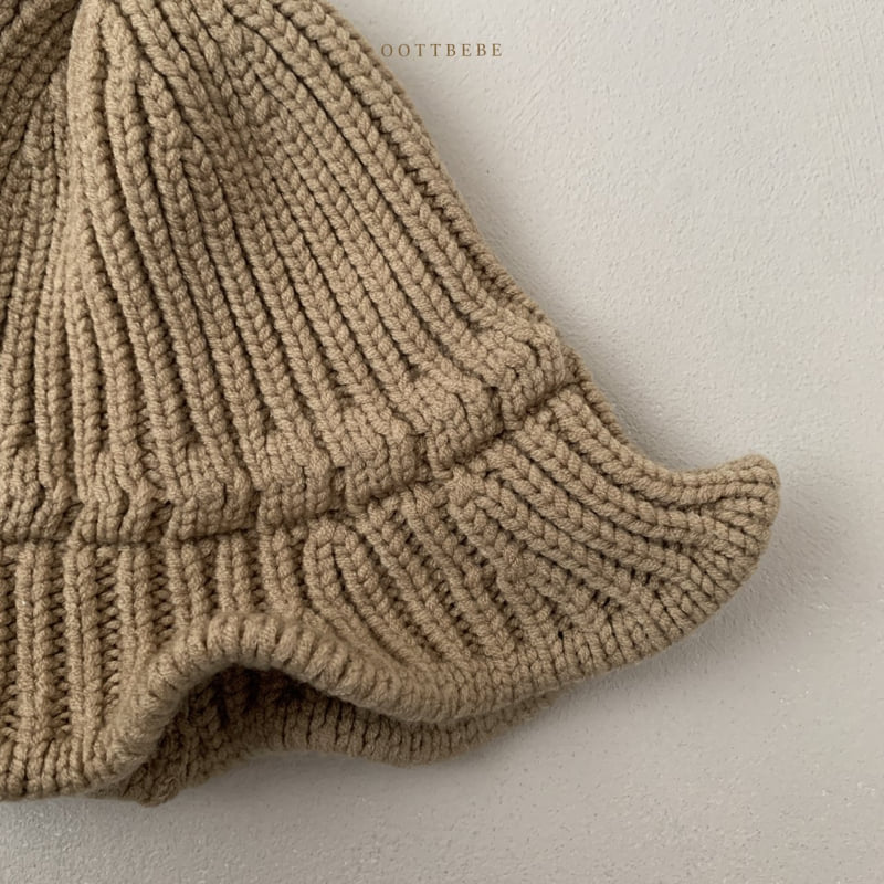 Oott Bebe - Korean Baby Fashion - #onlinebabyshop - Knit Bucket Hat - 9