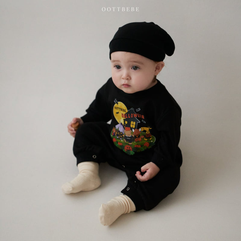 Oott Bebe - Korean Baby Fashion - #onlinebabyshop - Pumpkin Bodysuit - 3