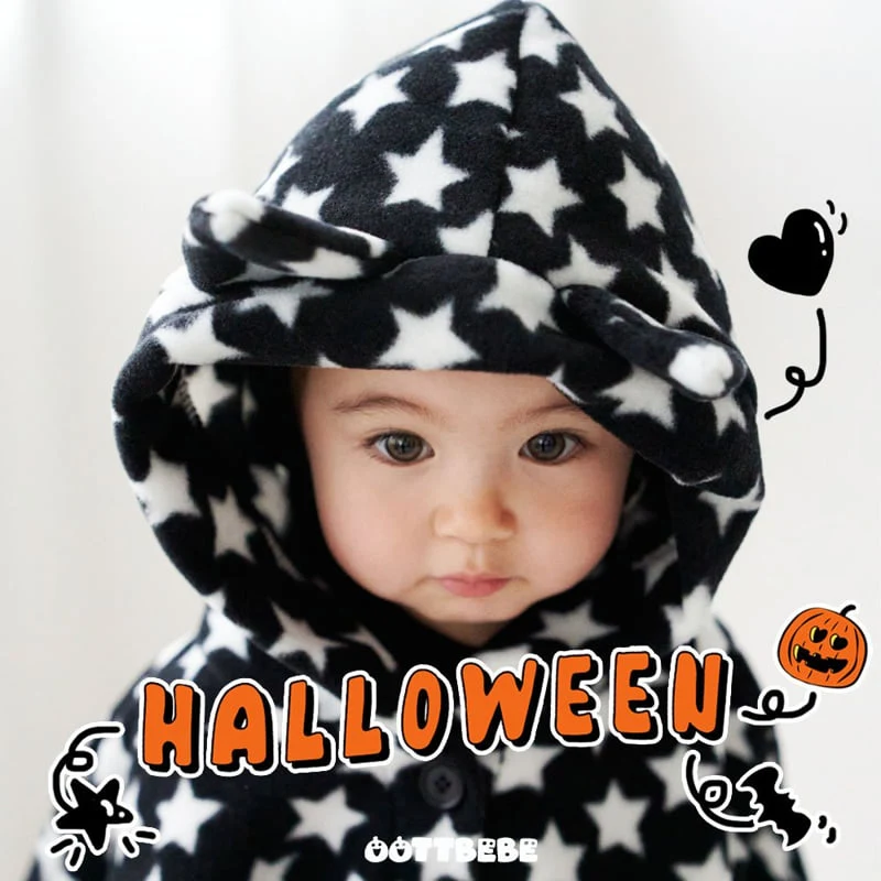 Oott Bebe - Korean Baby Fashion - #onlinebabyshop - Devil Cape - 9