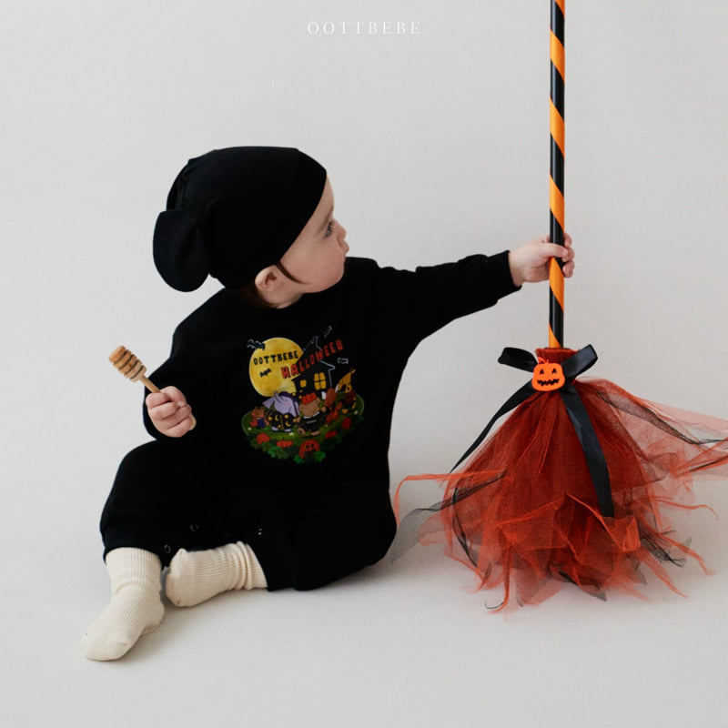 Oott Bebe - Korean Baby Fashion - #onlinebabyshop - Pumpkin Bodysuit - 4