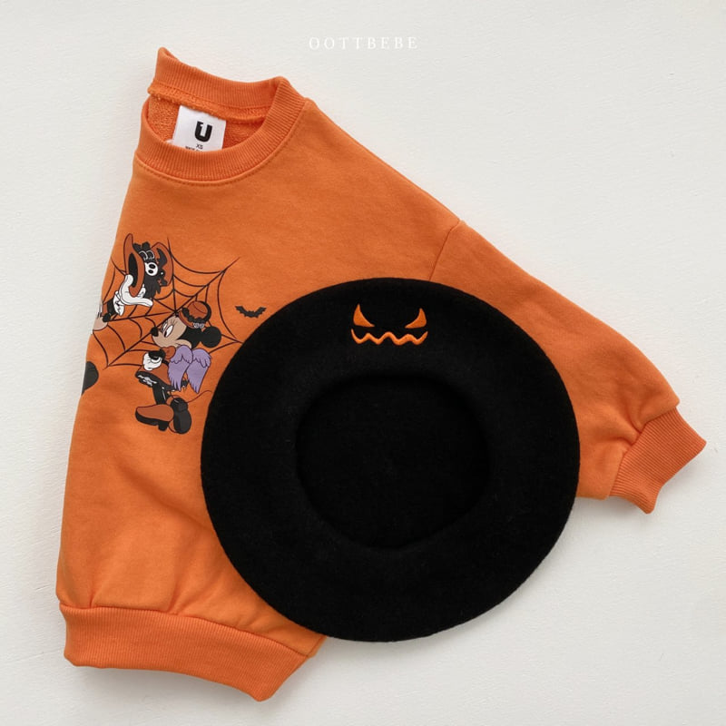 Oott Bebe - Korean Children Fashion - #prettylittlegirls - Halloween Wool Beret - 5