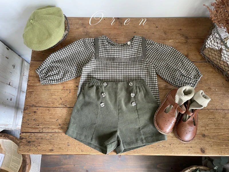 Oren - Korean Baby Fashion - #babyboutique - Bobo Check Sailor Suit - 7