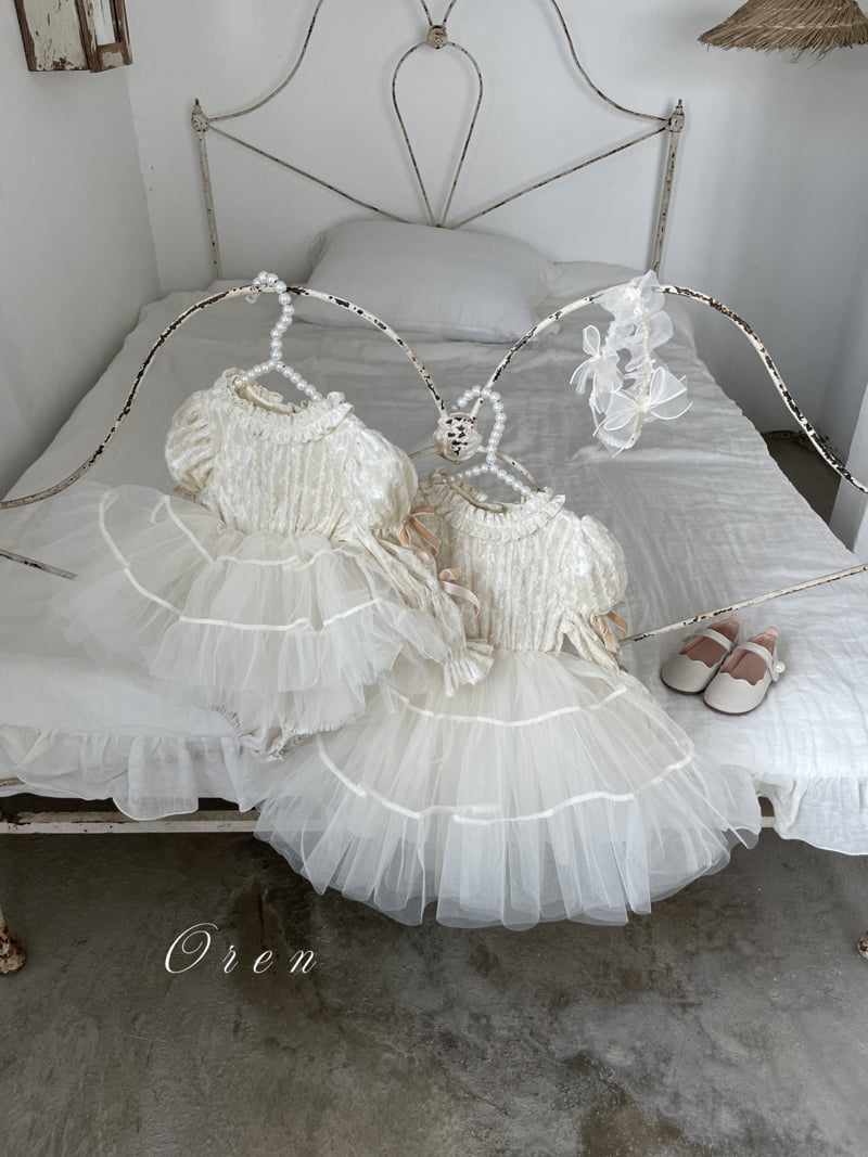 Oren - Korean Baby Fashion - #babyboutique - Bebe Veloz Organza Suit - 3