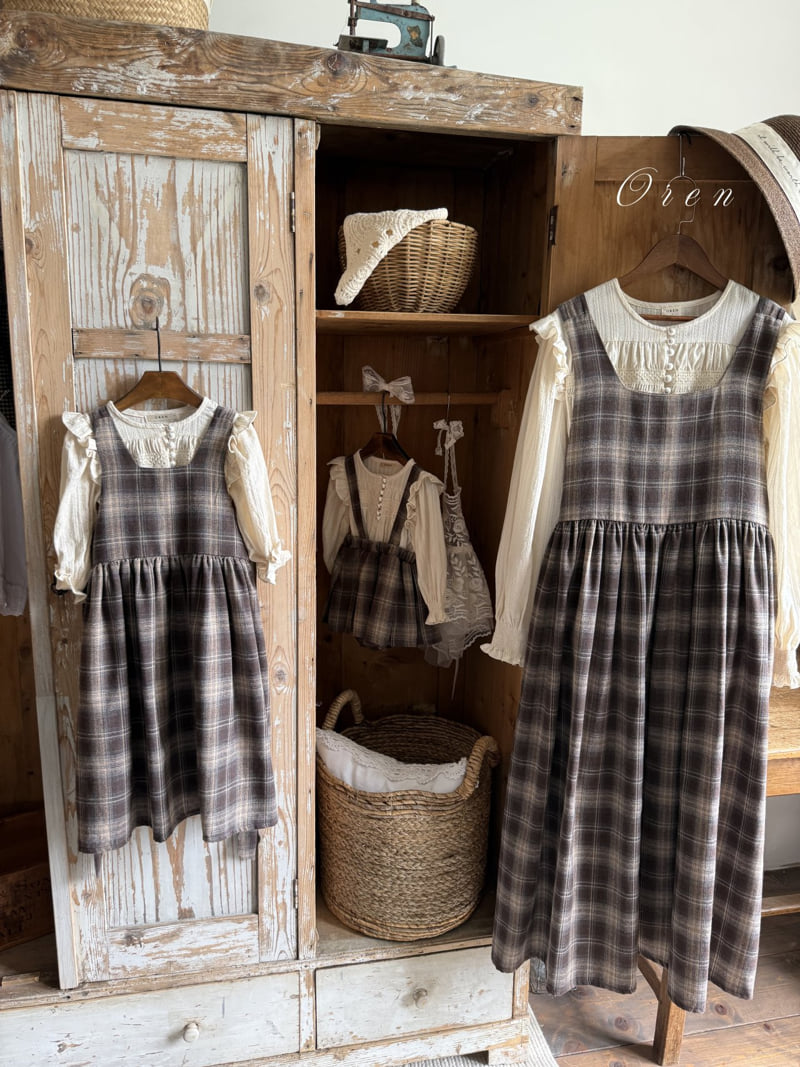 Oren - Korean Baby Fashion - #babygirlfashion - Bebe Miel Smocking Suit - 4