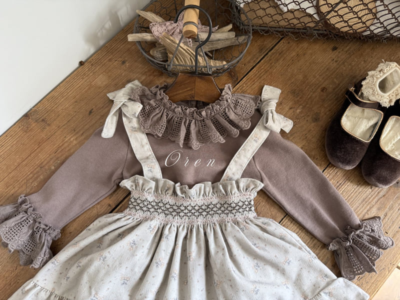 Oren - Korean Baby Fashion - #babyootd - Amelie Smocking Skirt Bloomer - 3