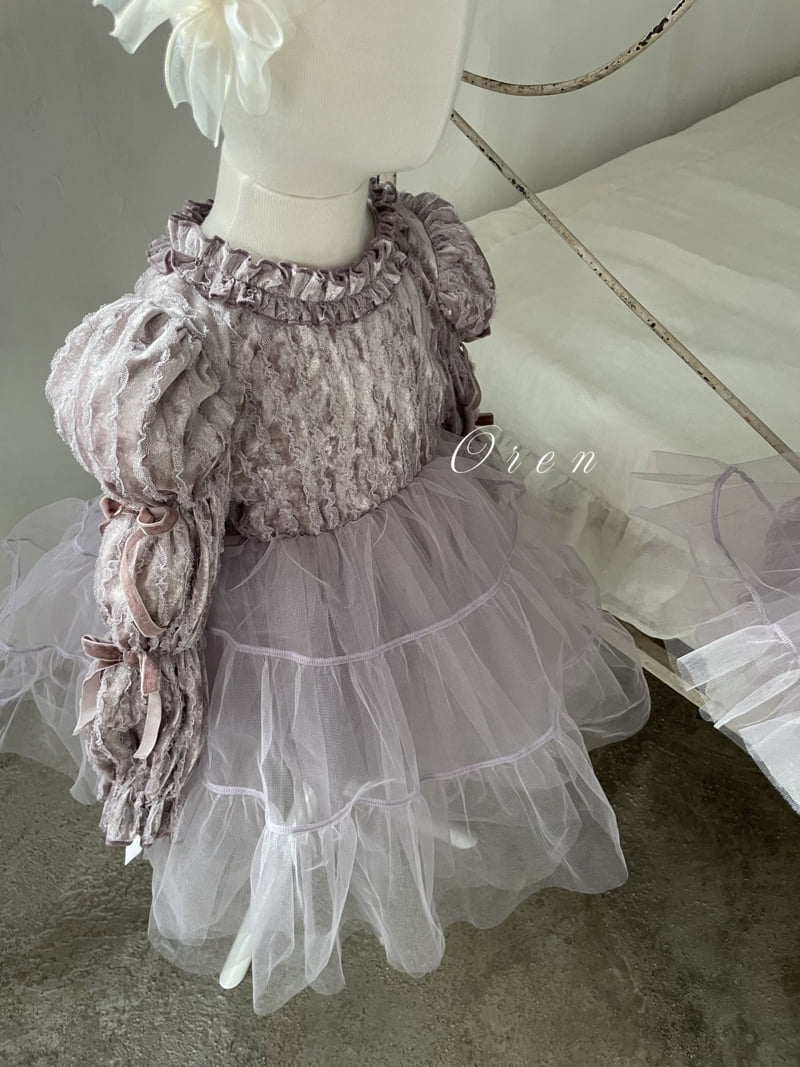 Oren - Korean Baby Fashion - #babyootd - Kids Veloz Organza One-piece - 10
