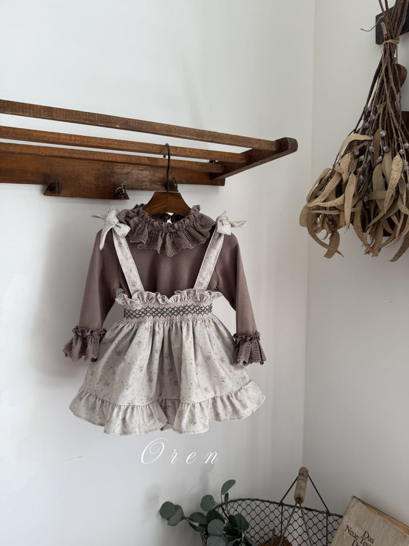 Oren - Korean Baby Fashion - #babyootd - Amelie Smocking Skirt Bloomer - 4