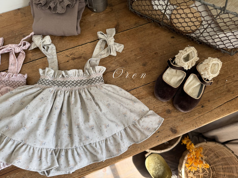 Oren - Korean Baby Fashion - #babyoutfit - Amelie Smocking Skirt Bloomer - 5