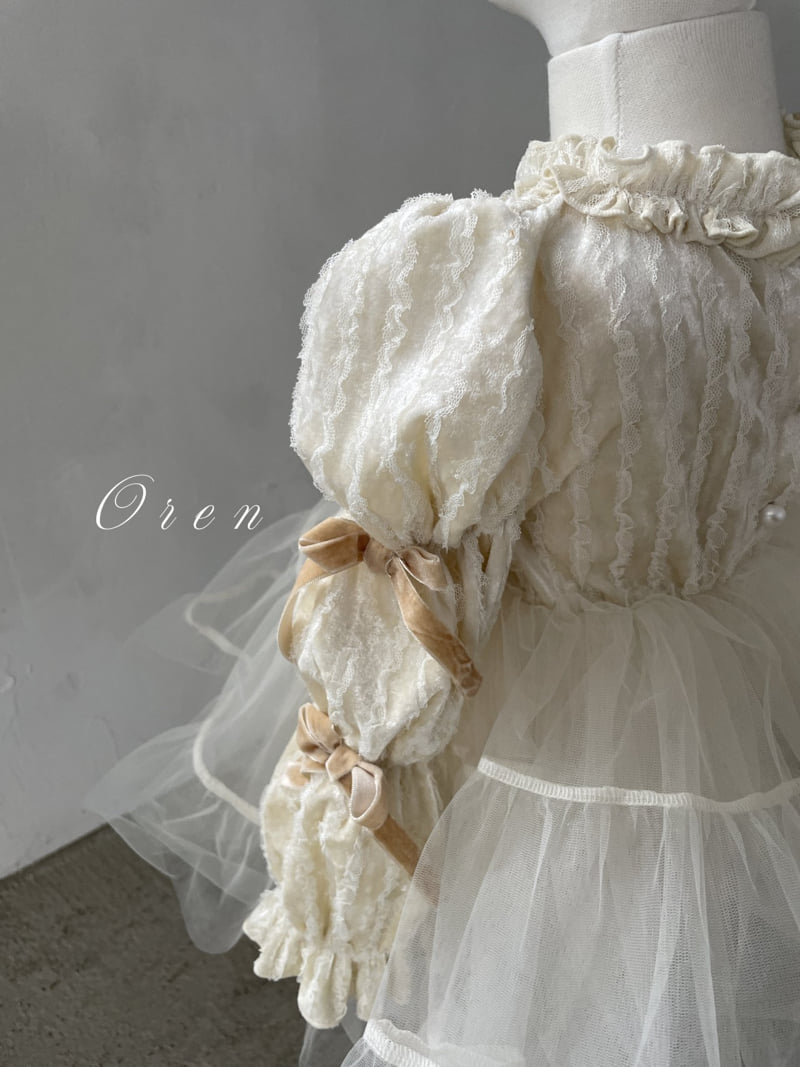 Oren - Korean Baby Fashion - #babyoutfit - Kids Veloz Organza One-piece - 11