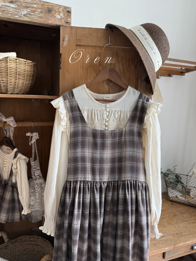 Oren - Korean Baby Fashion - #babywear - Kids Miel Smocking One-piece - 8