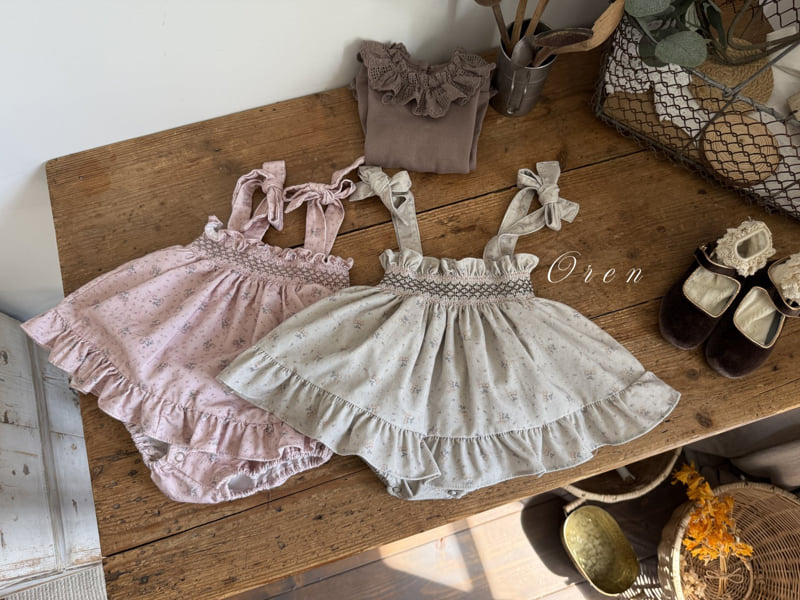 Oren - Korean Baby Fashion - #babywear - Amelie Smocking Skirt Bloomer - 6