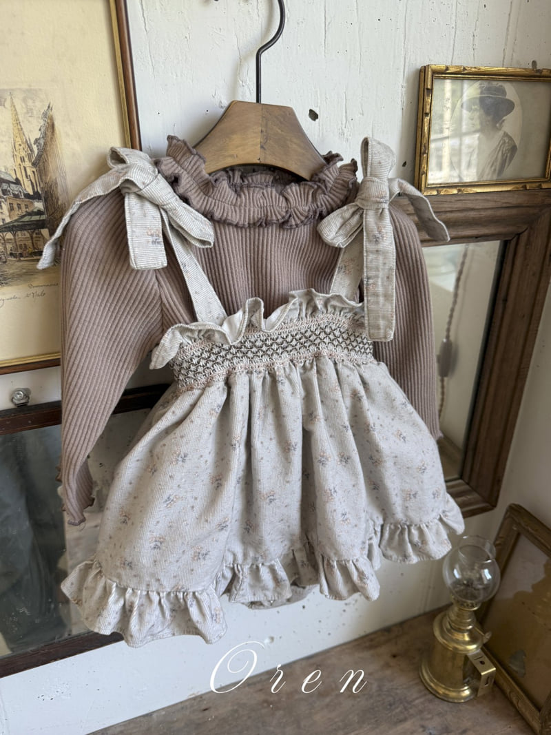 Oren - Korean Baby Fashion - #smilingbaby - Amelie Smocking Skirt Bloomer - 9