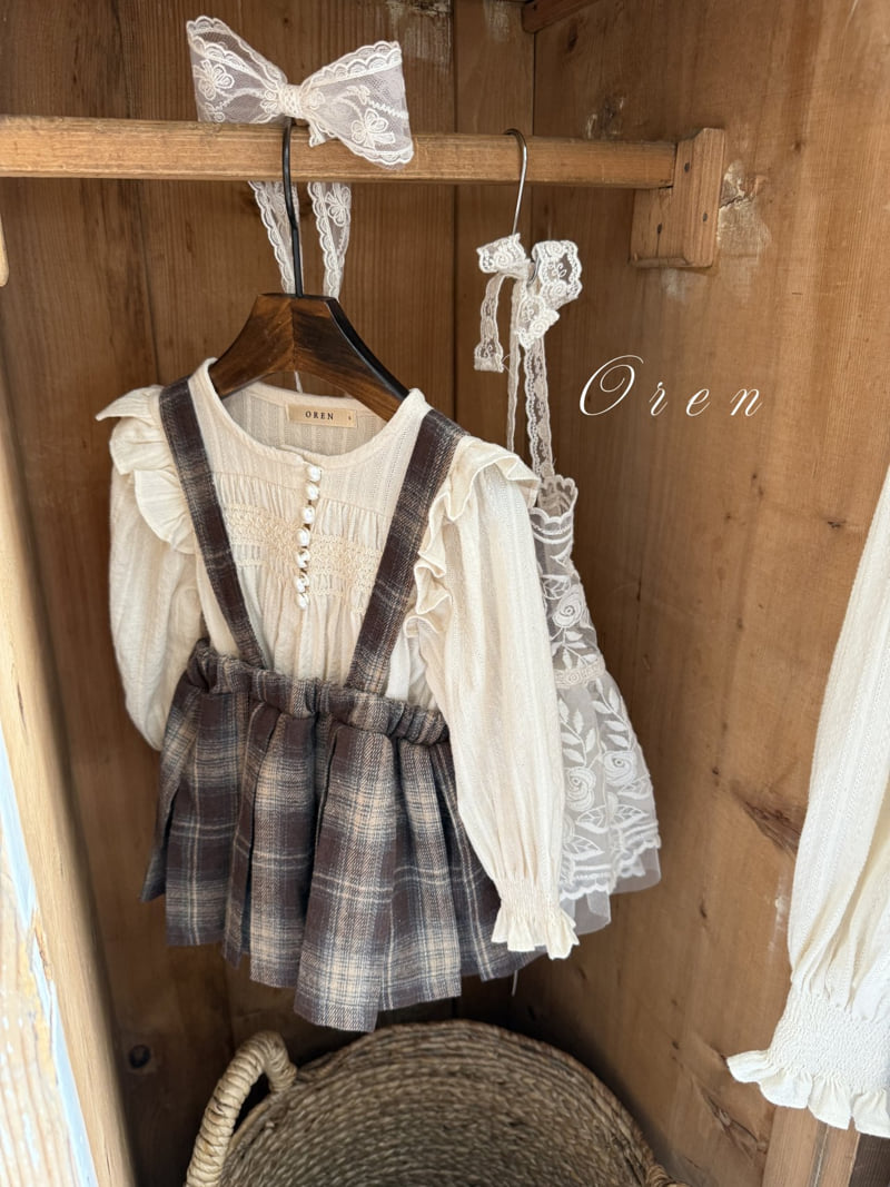 Oren - Korean Women Fashion - #momslook - Mom Miel Smocked Blouse - 6