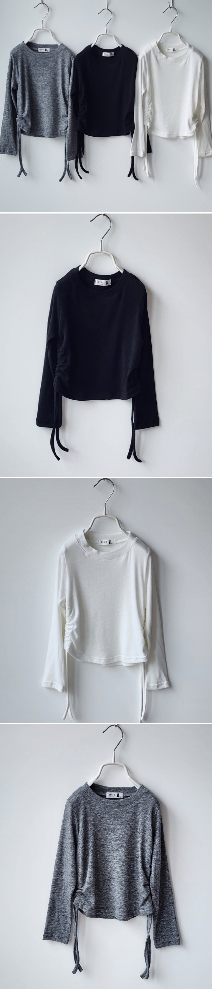 Ossi'i - Korean Children Fashion - #childofig - Side Pleated Tee