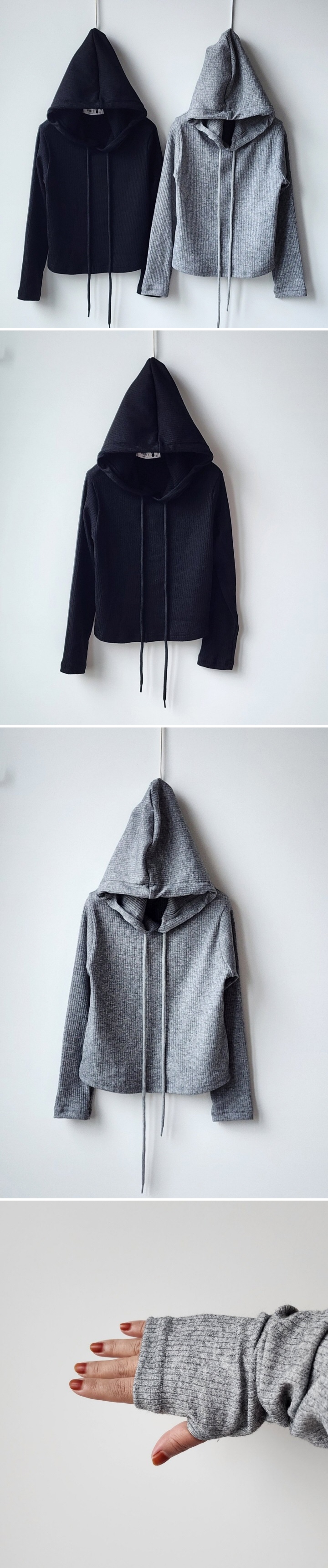 Ossi'i - Korean Children Fashion - #prettylittlegirls - Finger Hoodie