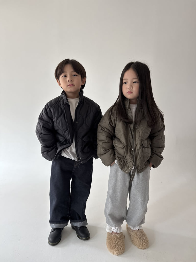 Our - Korean Children Fashion - #Kfashion4kids - Mono Quilted Jacket - 3