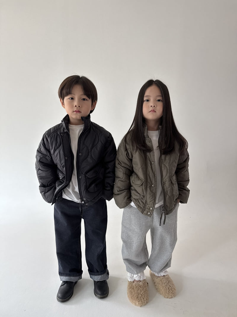 Our - Korean Children Fashion - #childrensboutique - Mono Quilted Jacket - 10