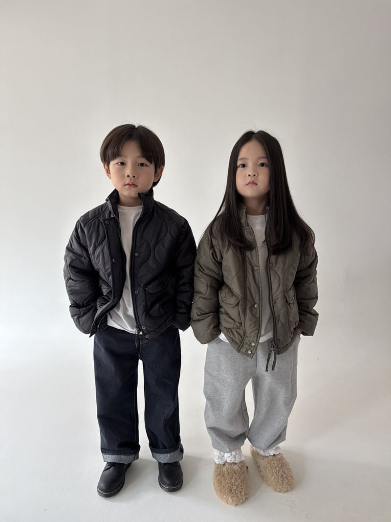 Our - Korean Children Fashion - #designkidswear - Mono Quilted Jacket - 11