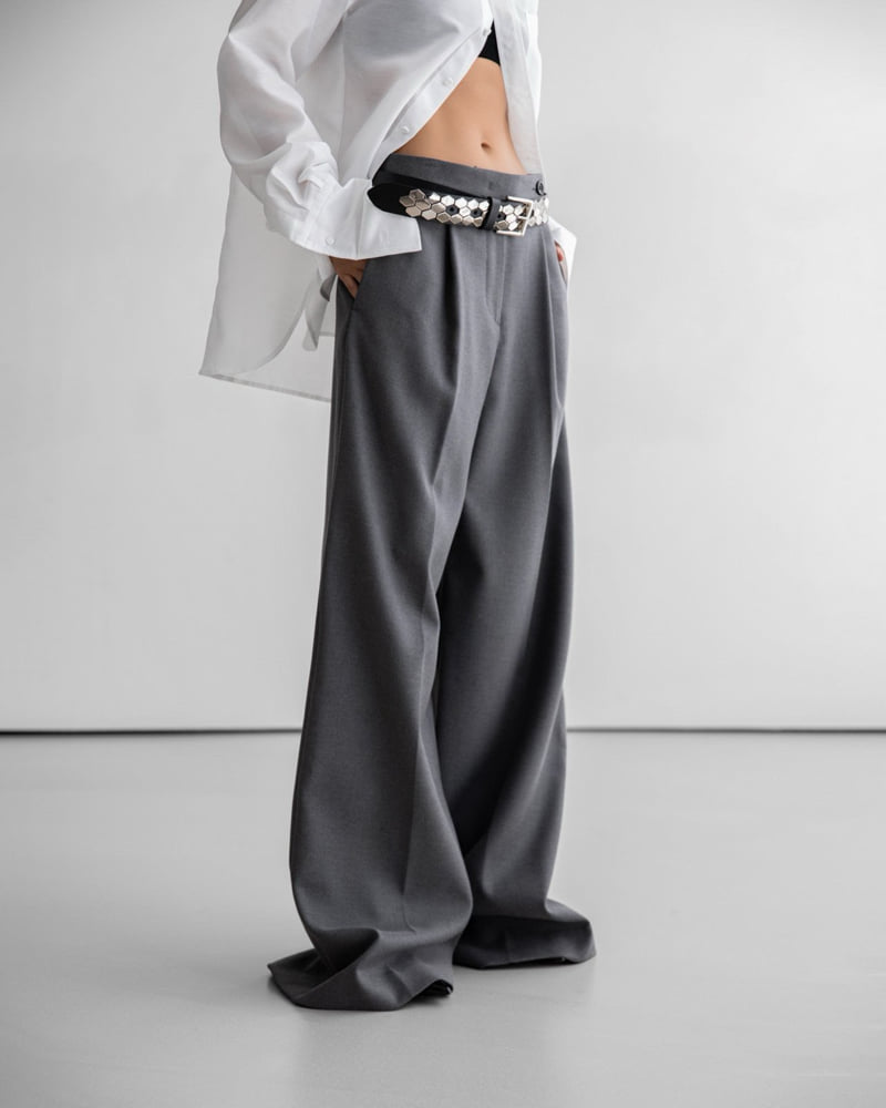 Paper Moon - Korean Women Fashion - #thelittlethings - Classic Wide Pleated Palazzo Pants