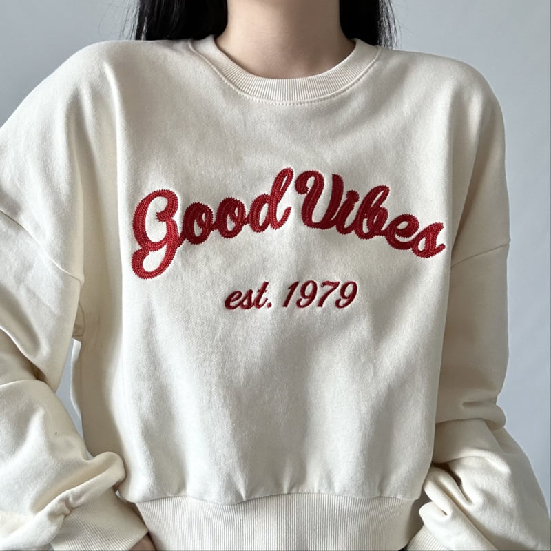 Pastel Deer - Korean Women Fashion - #vintageinspired - Vibe Crop Sweatshirt - 4