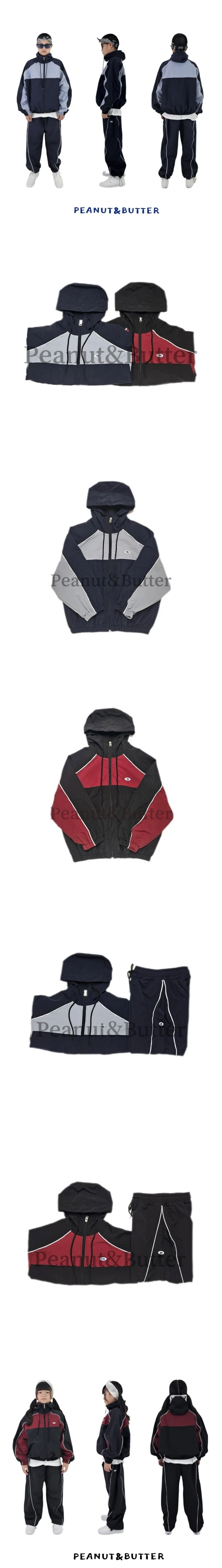 Peanut & Butter - Korean Children Fashion - #designkidswear - Line Windbreaker Jacket - 2