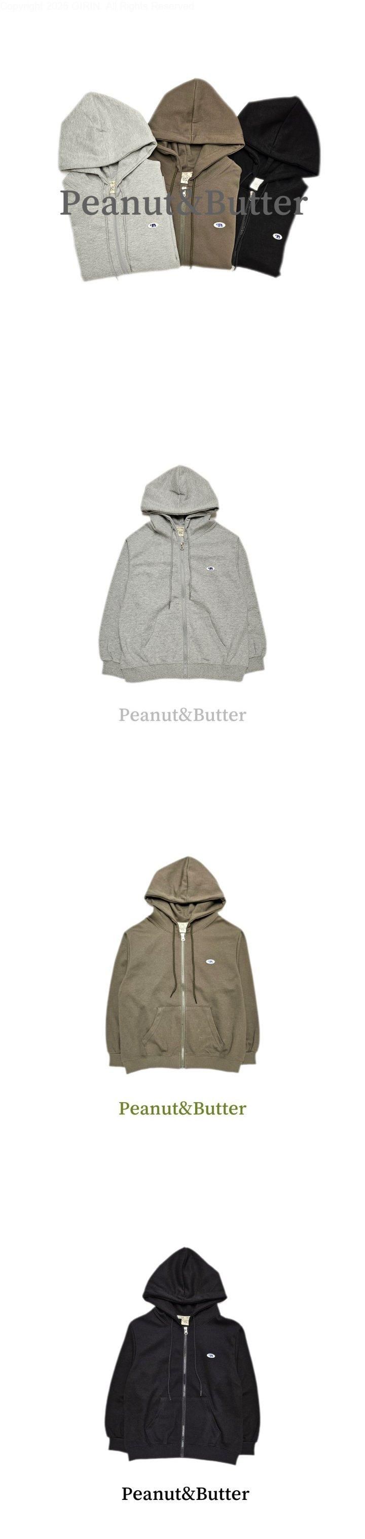 Peanut & Butter - Korean Children Fashion - #toddlerclothing - Mini Wappen Hoodie Zip-Up - 2