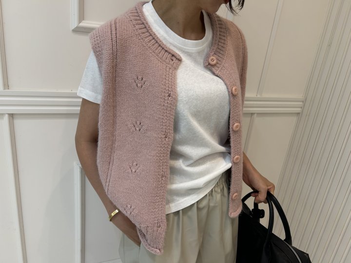 Pearls room - Korean Women Fashion - #momslook - Ailee Vest - 7