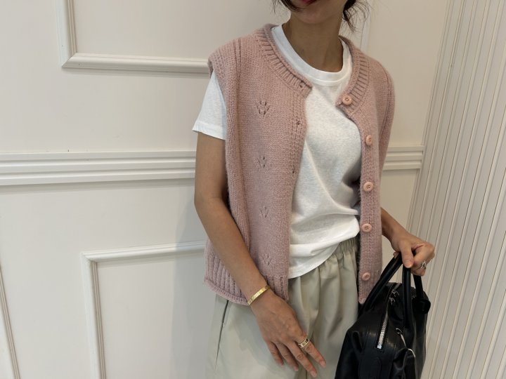 Pearls room - Korean Women Fashion - #momslook - Ailee Vest - 9