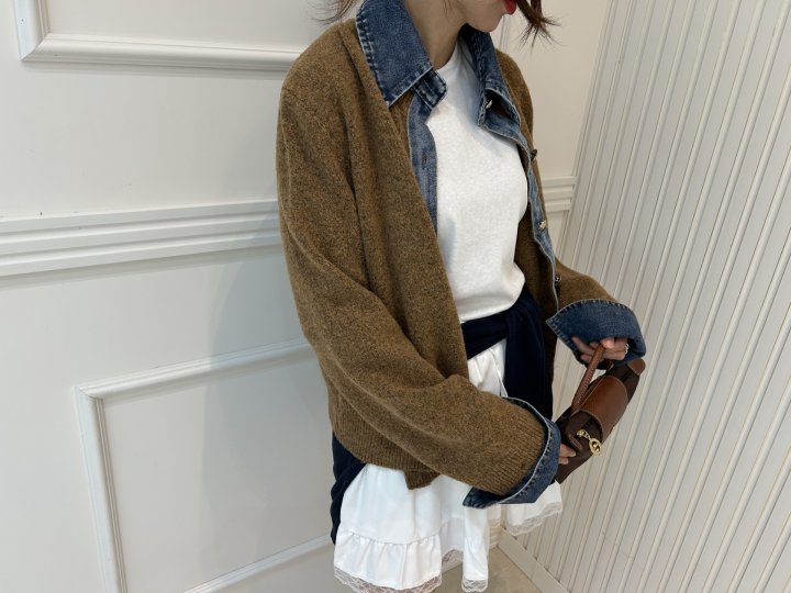 Denim Knit Shirt by Pearls room for Women - view 10